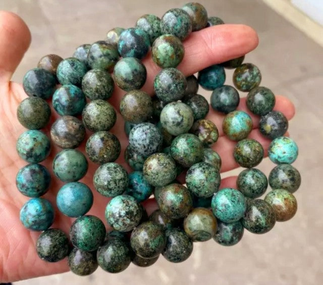 Enkelt og fleksibelt steinarmbÅnd, Afrikansk Turkis