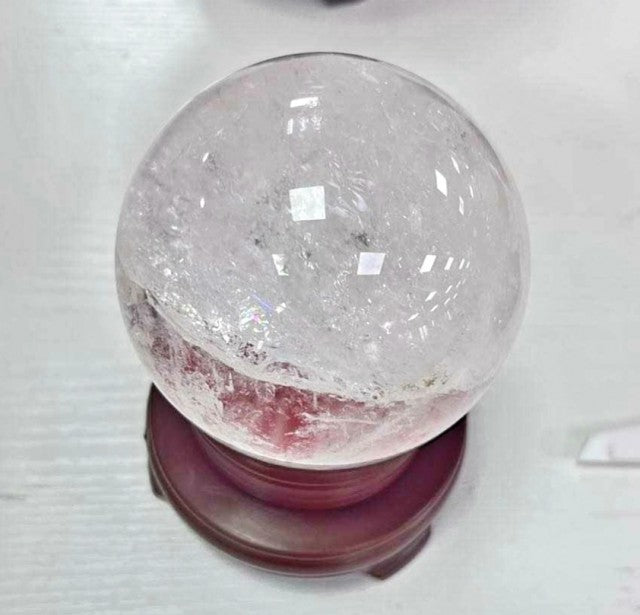 XL Clear Quartz Magic Sphere, ca. 80 - 90mm / 800gram - 1.1 kg