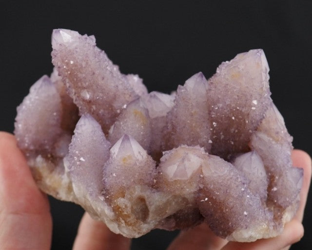Supervakkert South Africa Ametyst Spirit Quartz Cluster, ca. 335 gram - 10x9x6cm