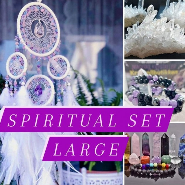 Nytt 2023 5 deler Spiritual Crystal Set, Large