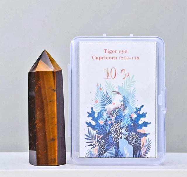 TÅrnkrystall i Steinbukkens tegn, ca. 6 - 7cm