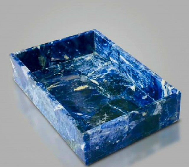 Vakker Blue Agate Decor Brett 20x30cm