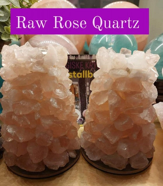 Kampanje DUO Rose Quartz Lysestaker ca. 12cm ..