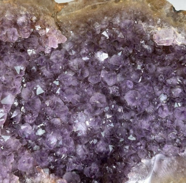 Huge Natural Uruguay Amethyst Geode with Agate Shell – Perfect Home Accent - ca. 35kg , 44x41cm - MWS1520