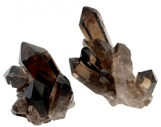 Eksklusive Brazilian AAA + High Quality Smoky Quartz Cluster 100 - 150gram
