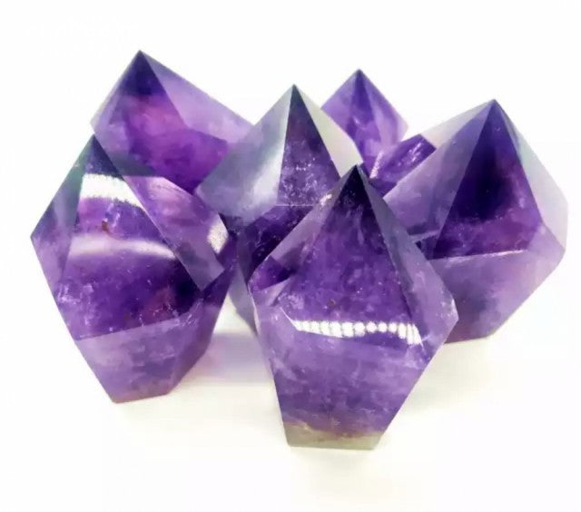 Vakre og dekorative " Deep Purple " Ametyst TÅrn i nytt Prisme Design, 350 gram