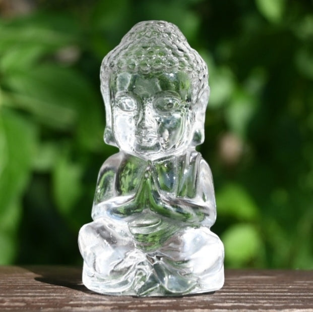 Blessing Buddha Clear Quartz , 15cm