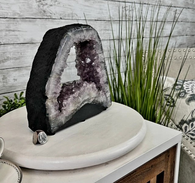 New "Open 2 sided" Brazilian Ametyst Katedral, 6kg - 23cm