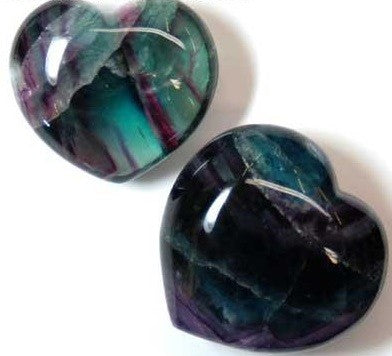 Hjertesten FLUORITT , XL str. ca 50x70mm