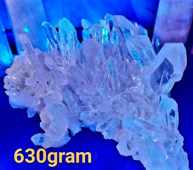 Supervakker Lemur Clear Quartz Cluster Arkansas / USA, ca. 600 -700 gram