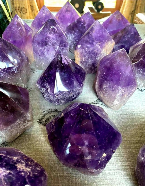 RÅ Point TÅrnkrystaller Ametyst Extra Grade, Large ca. 500 gram, 8x10cm