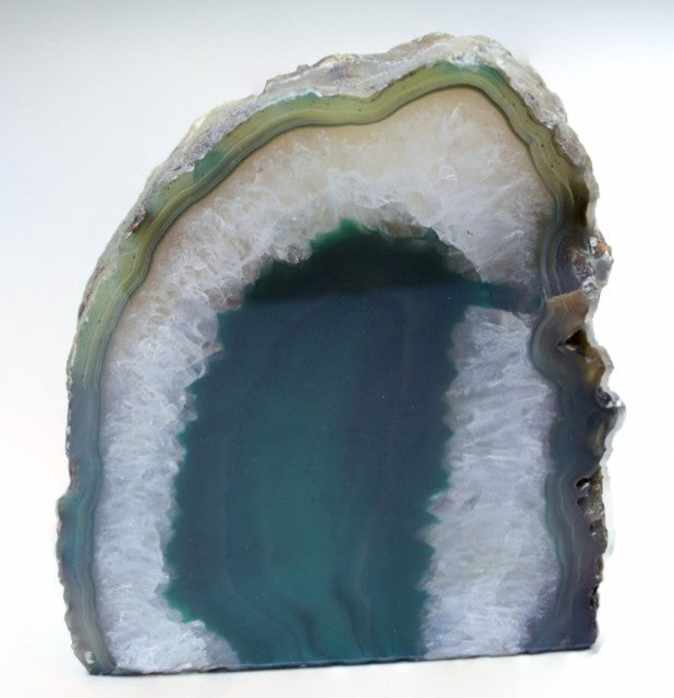 Agat Grotte Telys borddekorasjon, Grønn