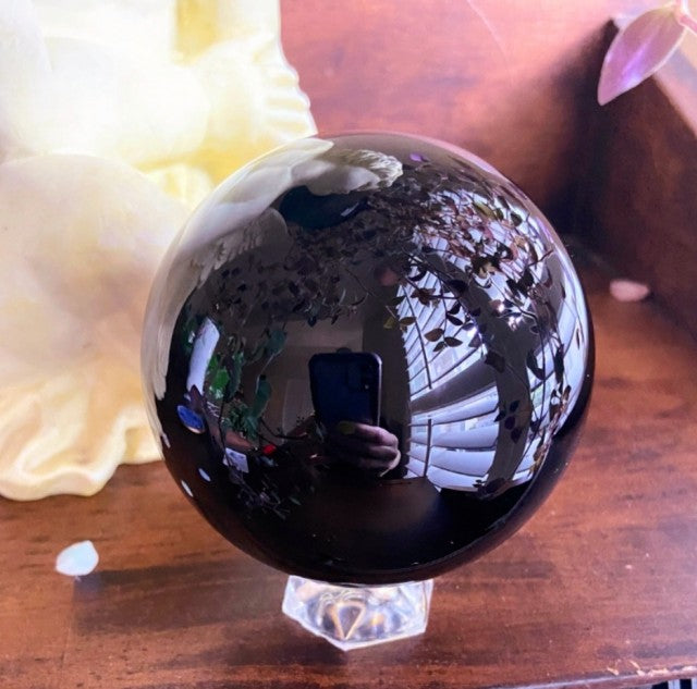 XL Sort Obsidian Spheres - ca. 11 - 12cm - 1.8 - 2.2kg