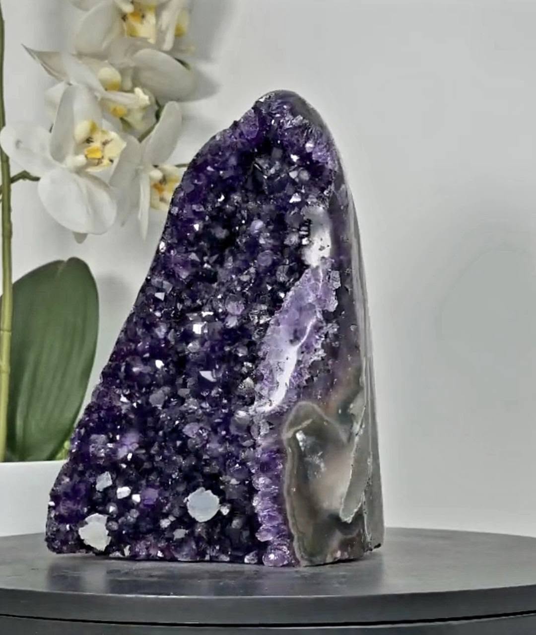 Amethyst Cathedral for Home Decor, Self Standing Amethyst, 8,3 in Tall Amethyst Stone | CBP1234, 21x12x15cm