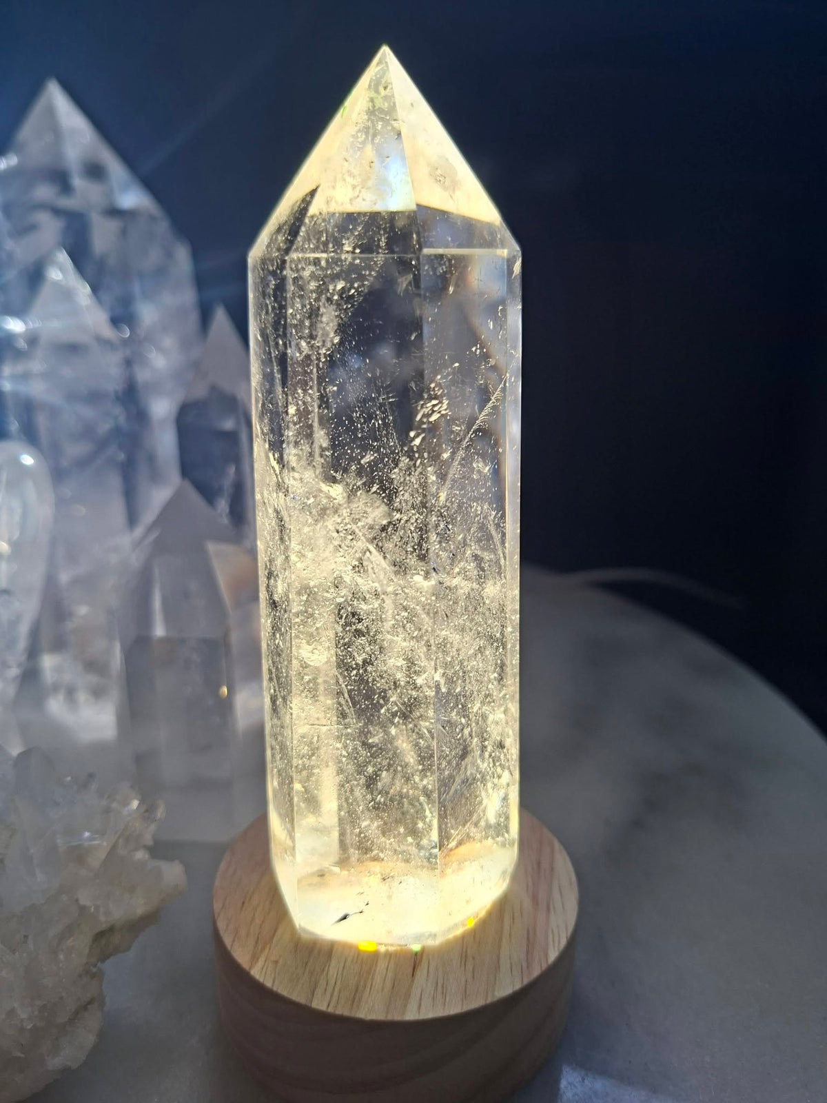 Brazilian Clear Quartz High Quality Tower , ca. 10x4cm - 250 gram