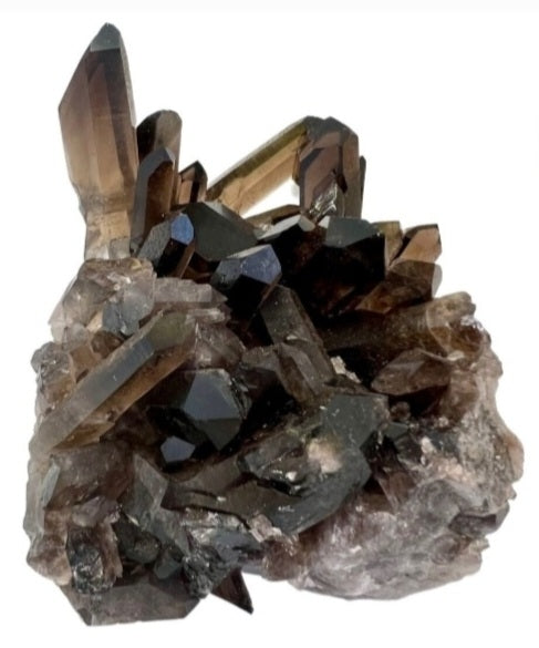 Eksklusive Brazilian AAA + High Quality Smoky Quartz Cluster 200 - 250gram