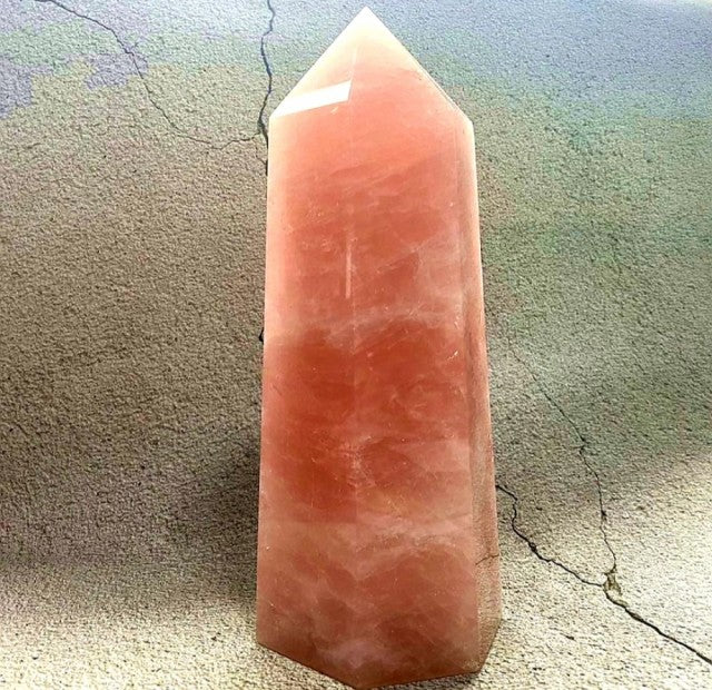 XXL Rose Quartz i AA Kvalitet + 2kg - 25cm