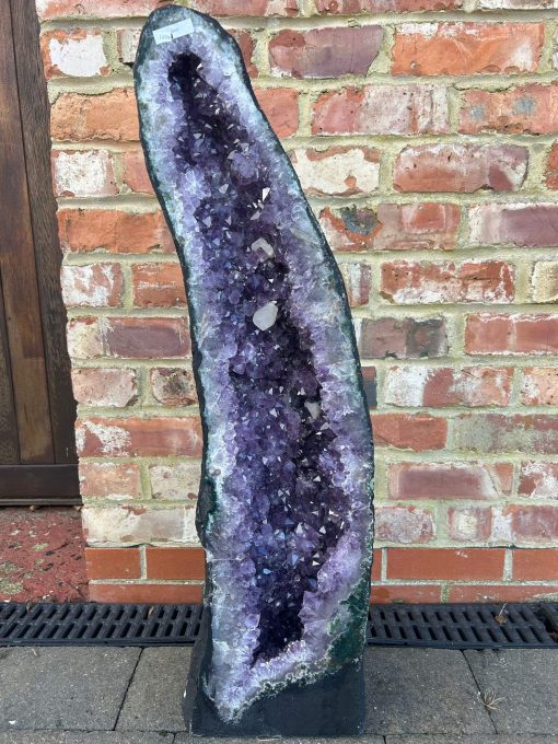 Very Tall Amethyst Crystal Geode 1004 Premium Queen Grade 40.81kg – H88xW24xD19cm