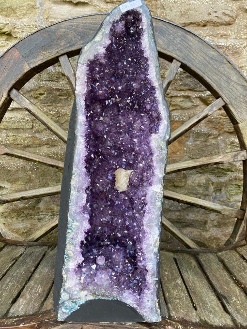 Amazonian Tall Amethyst Crystal Geode 632 Premium Queen Grade 38.19kg – H65xW24xD22cm