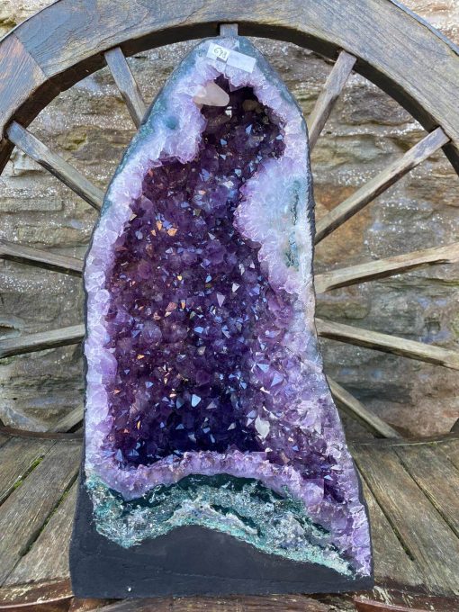 Tall Amethyst Crystal Geode 698 Premium Queen Grade 26.71kg H51xW30xD23cm
