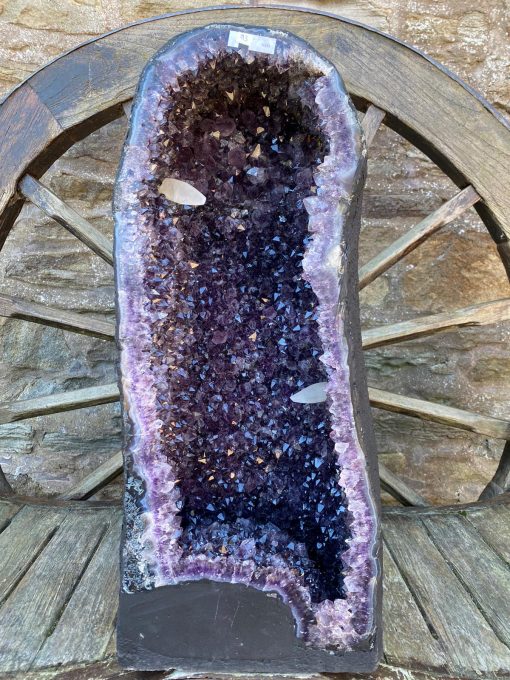 Amazonian Tall Amethyst Crystal Geode 93 Premium Queen Grade 44.83kg H62xW28xD24cm