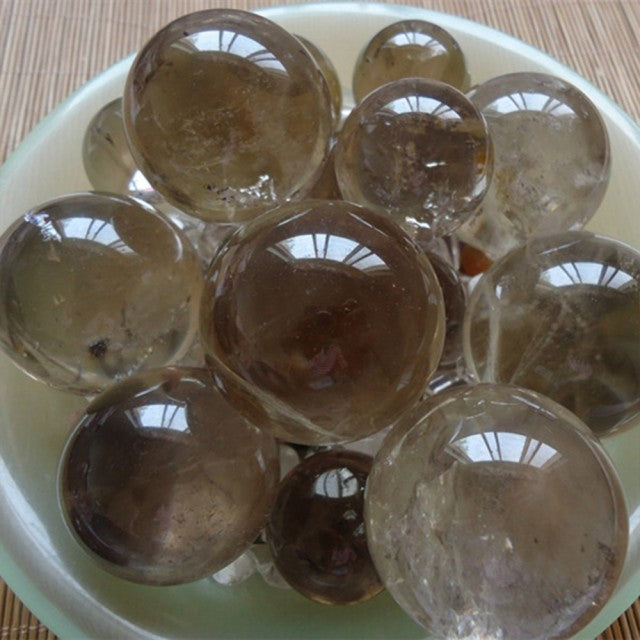 Røyk Kvarts Krystallkule 40mm