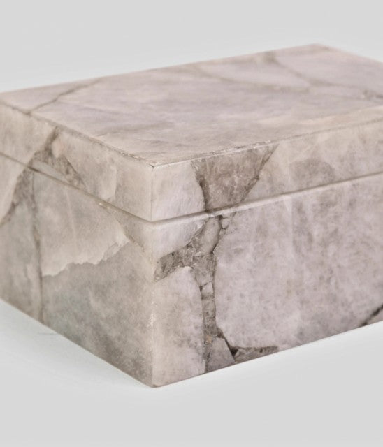 Smoke Quartz Jewelry Box , 15x10x7.5cm