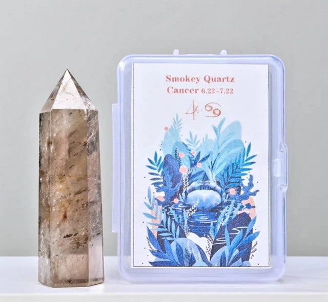 TÅrnkrystall i Kreps tegn, ca. 6 - 7cm