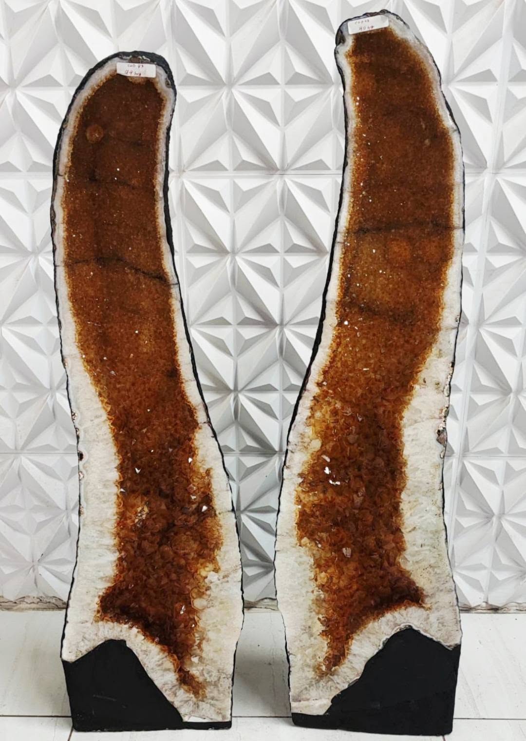 SOMMER KAMPANJE CITRINE ( Heated ) GEODEPAR - 40% OFF + Fri Frakt - 106/102cmcm - 88Kg ( 44kg pr. Geode )