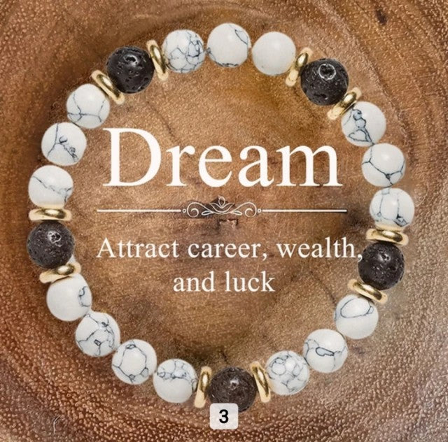 Nye enkle og fleksible SteinarmbÅnd ArmbÅnd, DREAM