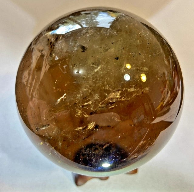 XL Smoke Quartz Sphere ( Kule ) AAA Kvalitet, ca.75 -80mm, inntil1kg