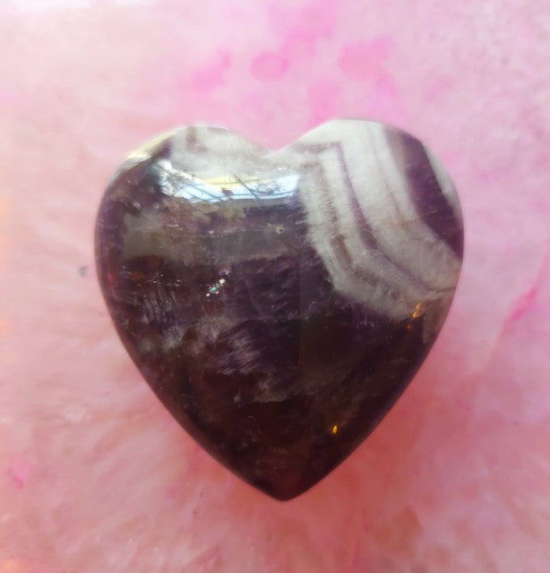 Vakker Hjertesten , Dream Amethyst ..45x45mm