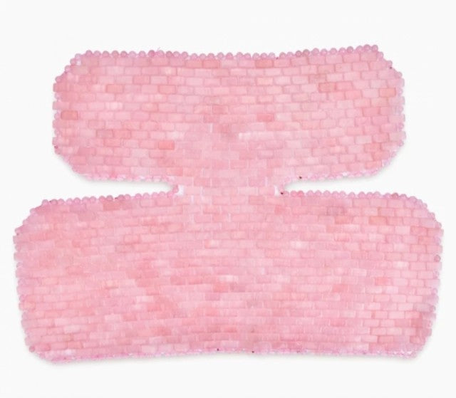 Premium Rosenkvarts nakke og skuldermaske i AAA kvalitet