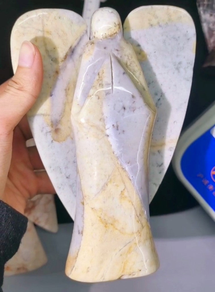 Sjelden og vakker Ocean Jasper Engel ca. 15 - 16cm