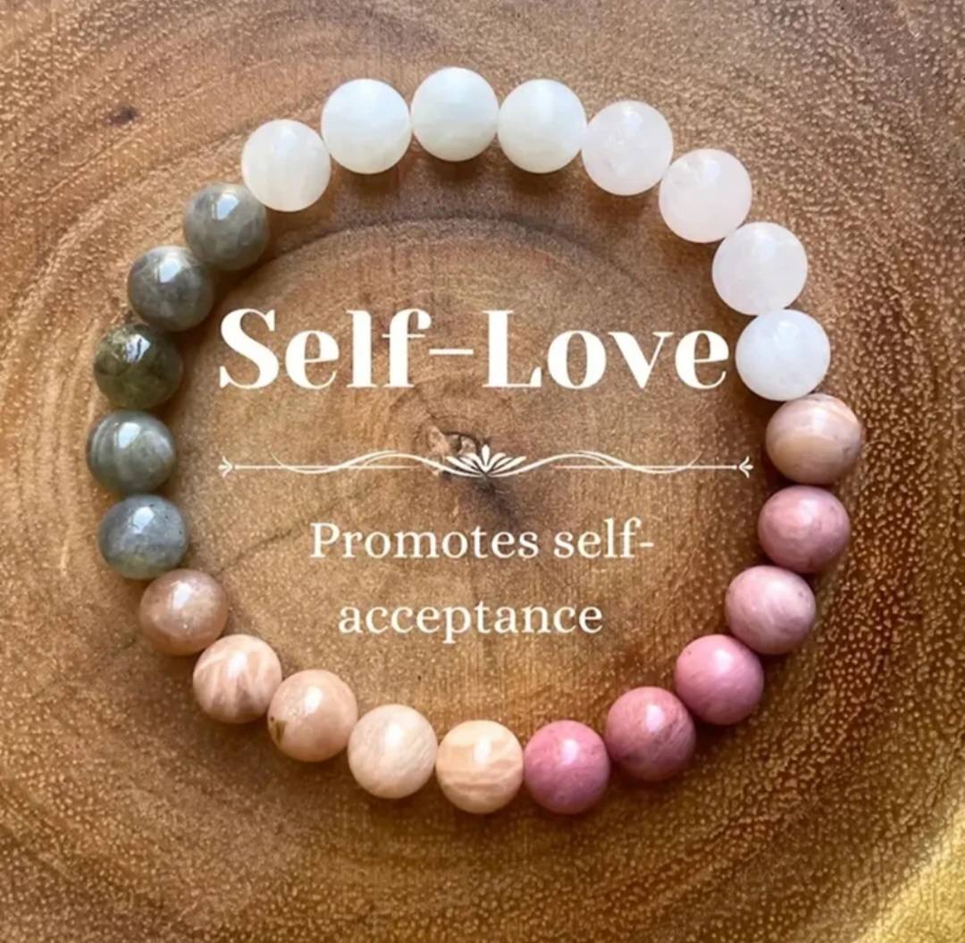 Nye enkle og fleksible Steinarmbånd Armbånd, SELF LOVE