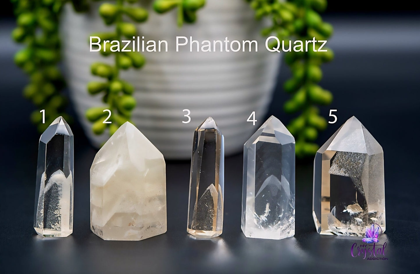 Superflotte AAA+ Kvalitet Phantom Quartz Towers fra Brazil , 50 - 60mm