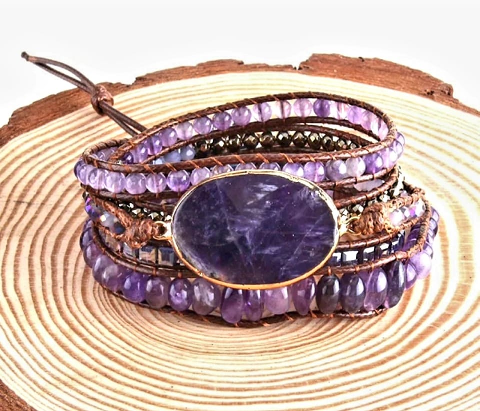Trendy Bohemian 5 rader og BoHo Wrap armbånd