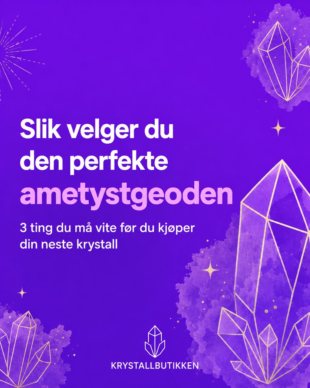 Valg av Ametyst Geode / Hva du bør se etter !