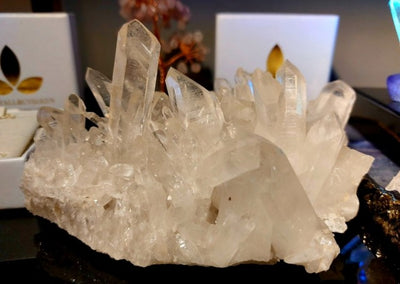 Supervakker Lemur Quartz Cluster Arkansas / USA , 1061gram