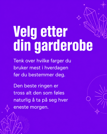 Valg av stentype til ring !