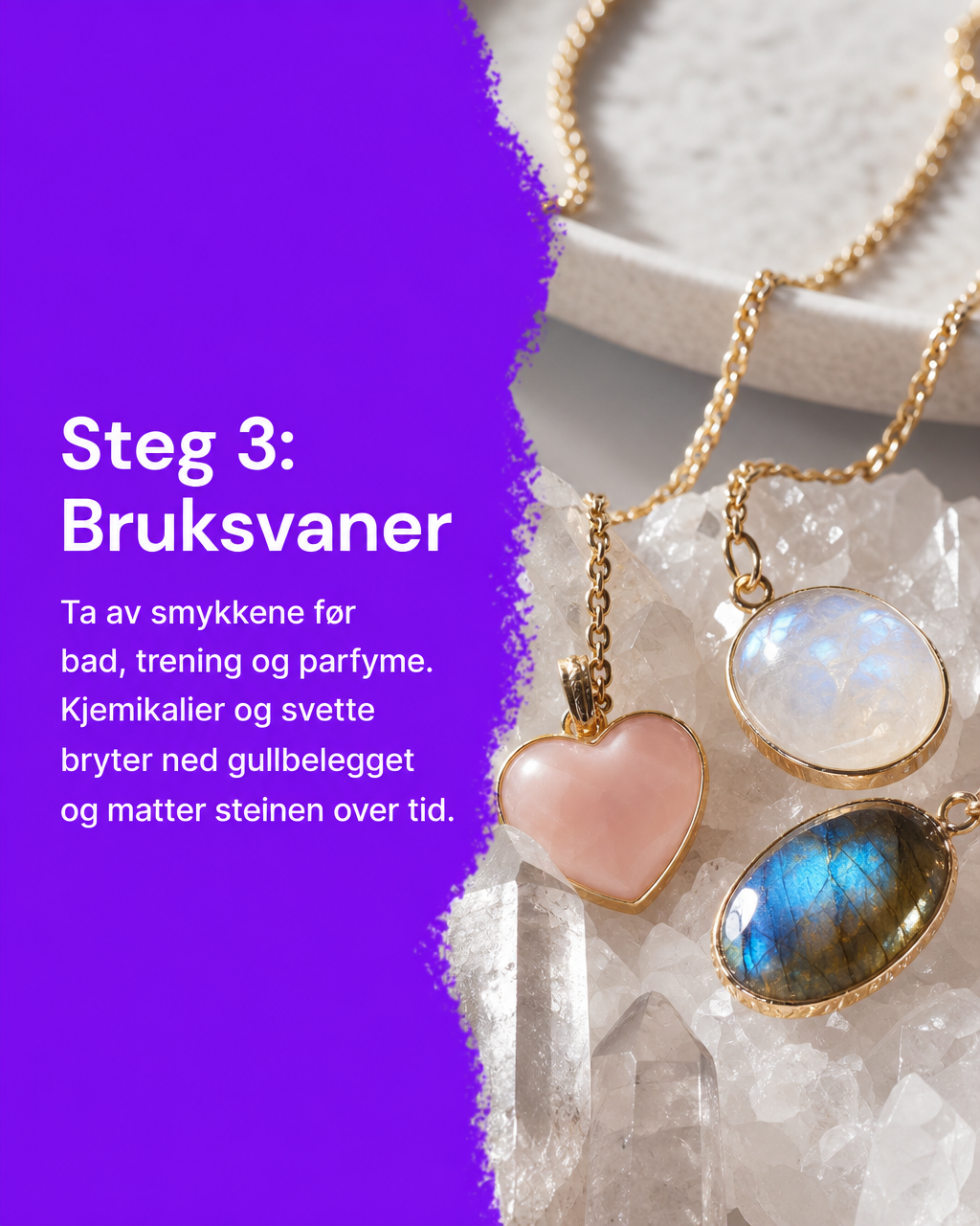 Stelleguide for Steinsmykker