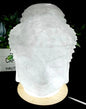 KAMPANJE / LARGE XXL CLEAR QUARTZ HEAD, 20x14x14cm - 4.3kg handcarved