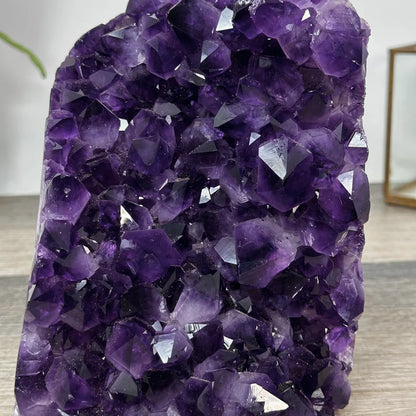 Natural Uruguayan Amethyst Cathedral with Large & Shinny Crystals - CBP1271, 15.5x12cm