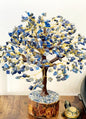 NYHET ! STORE FENG SHUI KRYSTALL LYKKETRE ...  Lapis Lazuli 25 - 30CM, 500 Chips Krystaller