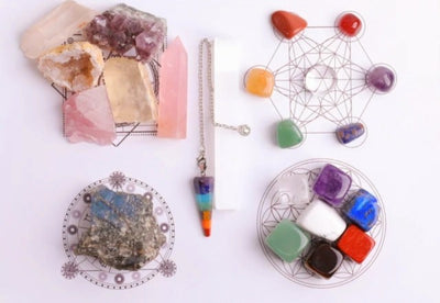 Nytt Premium 23 deler Chakra Krystallsett