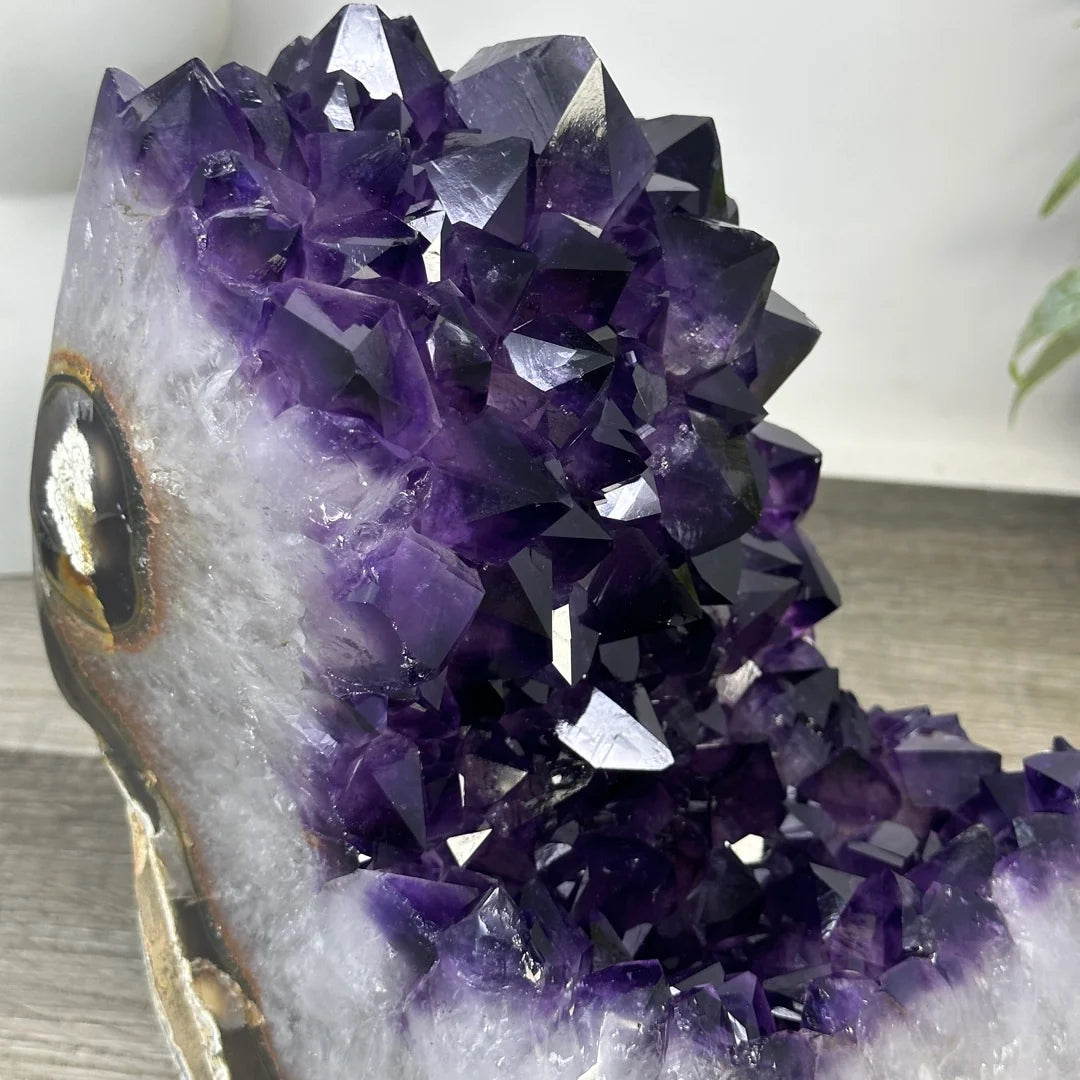 Super High Quality Uruguayan Amethyst &amp; Agate Polished Statement Piece | CBP1403, 24x22x15cm