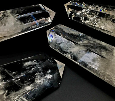 Rawcut Clear Quartz Towers w/base - High Quality, ca. 15 - 20cm 1kg