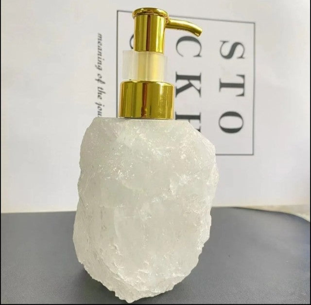 HÅndlaget SÅpedispenser i White Quartz, 12 - 15cm, 500 - 700gram