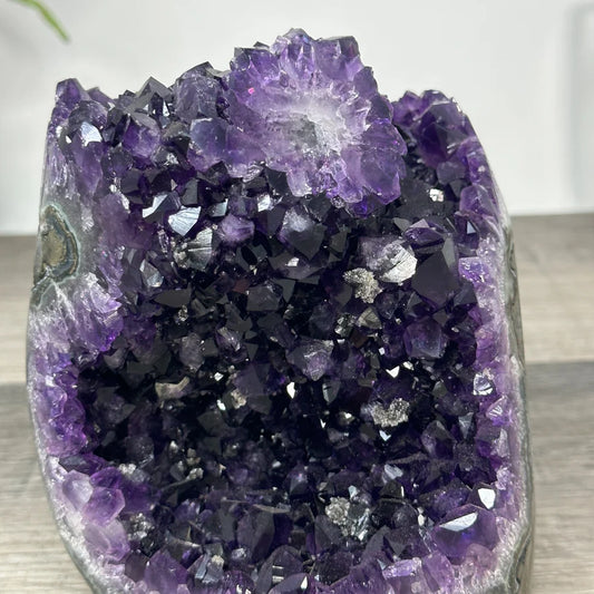 Natural Uruguayan Amethyst Cathedral, Self Standing Amethyst | CBP1260, 12.5x11.5cm