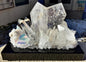 Fantastisk hÅndlaget  QUARTZ CRYSTAL Lysdekorasjon -“ ELEVATED MAGIC ” - Vario Color Led Lightning